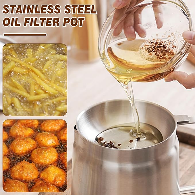 Crisp & Clean Fry Pot (Stainless Steel)